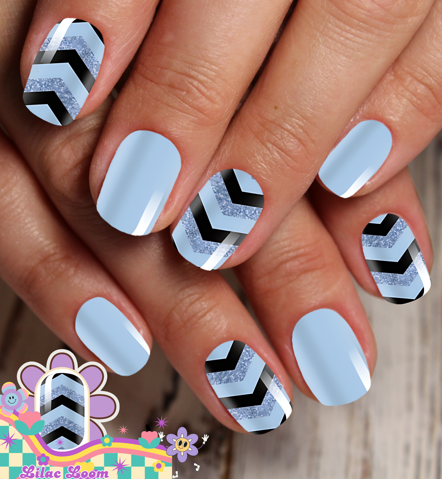 Chevron Blue Blast